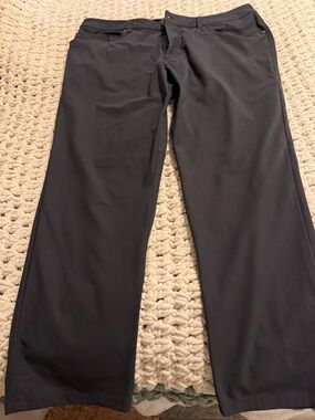 lululemon athletica Men's Black Dress Pants - Tailored Straight